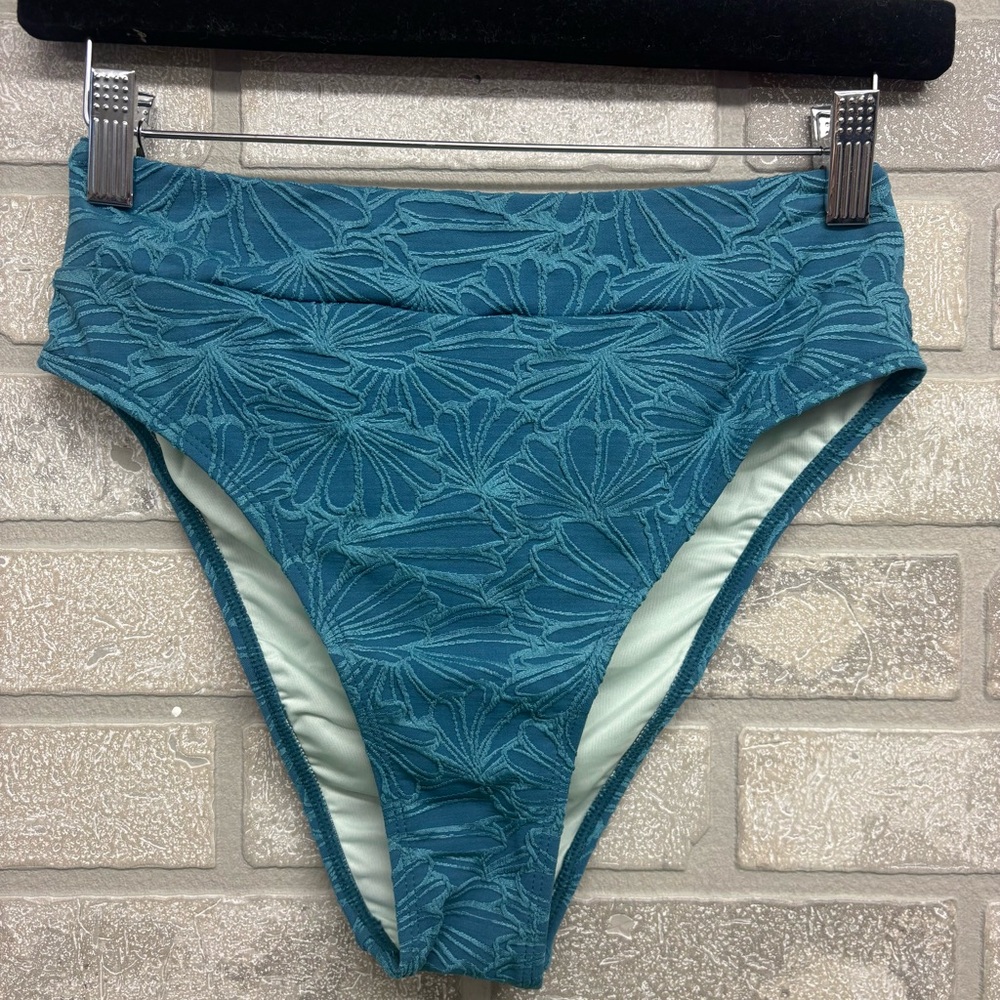 Cupshe Criss Cross Back Teal Blue Bikini Size Small - Picture 5 of 9